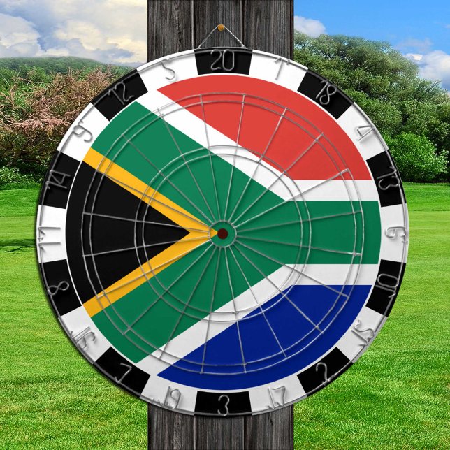 South Africa Dartboard & African Flag / game board (Creator Uploaded)