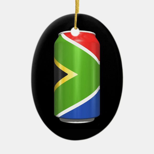 South Africa drinks Ceramic Tree Decoration (Front)