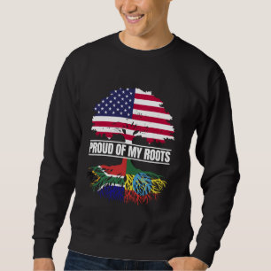 South Africa Ethiopia Proud of Roots South African Sweatshirt