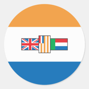 South Africa Flag 1928 Classic Round Sticker