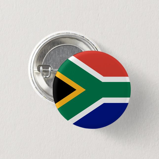 South Africa flag 3 Cm Round Badge (Front & Back)