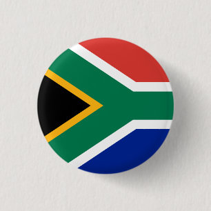 South Africa Flag 3 Cm Round Badge
