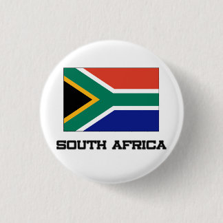 South Africa Flag 3 Cm Round Badge