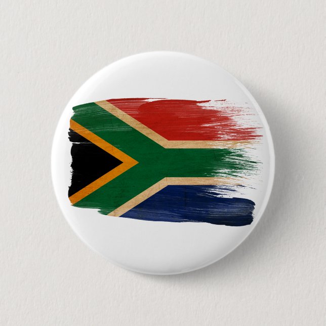 South Africa Flag 6 Cm Round Badge (Front)