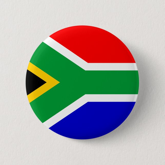 South Africa Flag 6 Cm Round Badge (Front)
