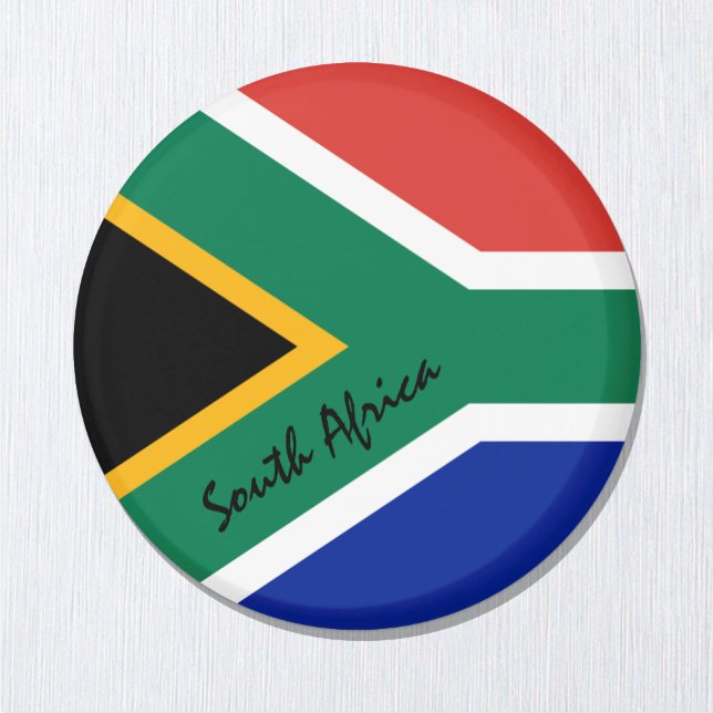 South Africa flag & African - travel/sports fans Magnet (Creator Uploaded)