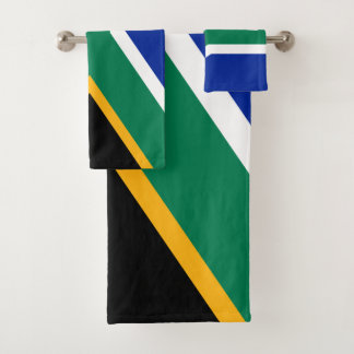 South Africa Flag Bath Towel Set