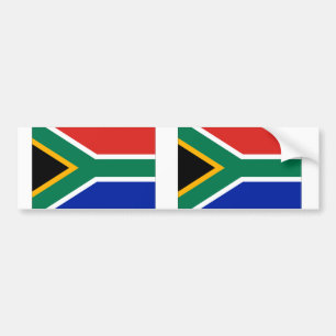 South Africa Flag Bumper Sticker