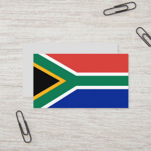 South Africa flag Business Card