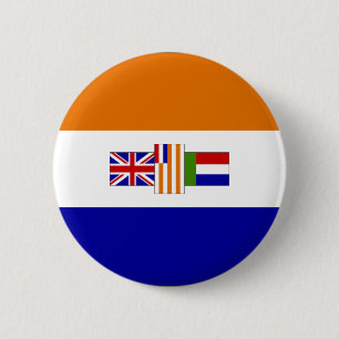 South Africa Flag Button