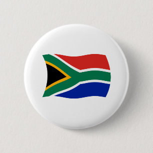 South Africa Flag Button