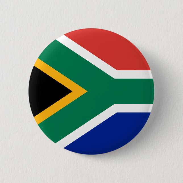 South Africa Flag Button (Front)