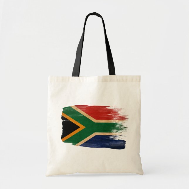 South Africa Flag Canvas Bags (Front)