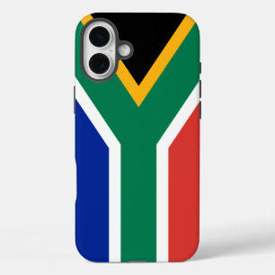 South Africa Flag iPhone 16 Plus Case