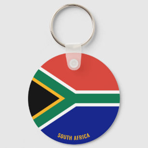 South Africa Flag Charming Patriotic Key Ring