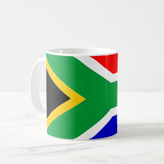 South Africa Flag Coffee Mug (Front Left)