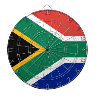 South Africa Flag Dartboard