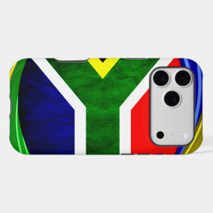 South Africa Flag: Dynamic Swirl Motif