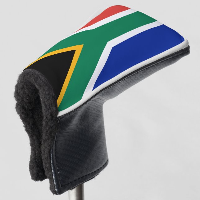 South Africa Flag Golf Head Cover (3/4 Front)