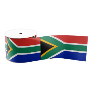 South Africa flag Grosgrain Ribbon