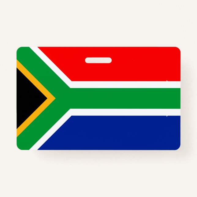 South Africa Flag ID Badge (Front)