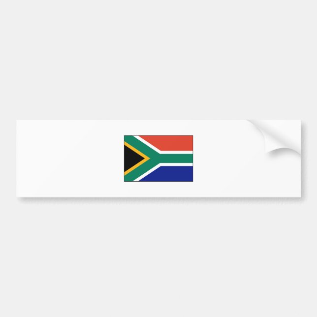 South Africa FLAG International Bumper Sticker (Front)
