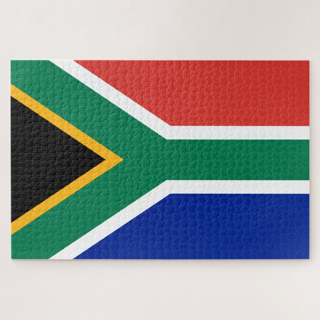 South Africa Flag Jigsaw Puzzle (Horizontal)