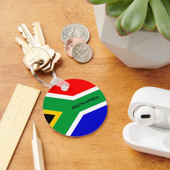 SOUTH AFRICA FLAG KEY RING (Desk)