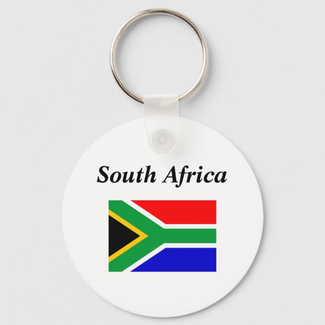 South Africa Flag Key Ring (Front)
