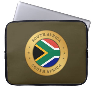 South Africa Flag Laptop Sleeve