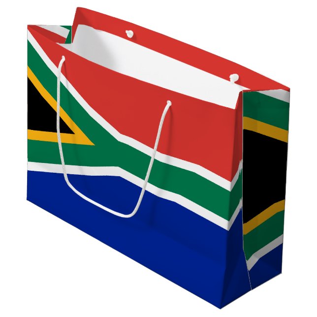 South Africa flag Large Gift Bag (Front Angled)