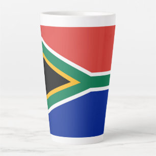 South Africa flag Latte Mug