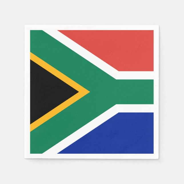 South Africa Flag Napkin (Front)