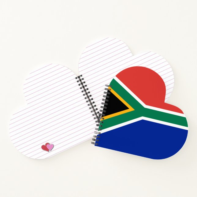 South Africa flag Notebook (Inside)
