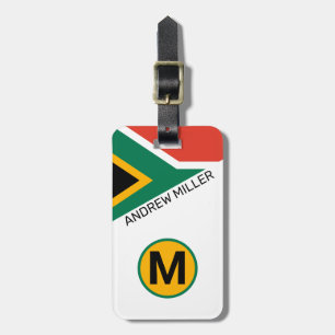 South Africa Flag Personalised travel luggage  Luggage Tag