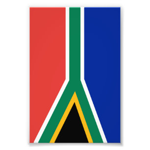 South Africa flag Photo Print