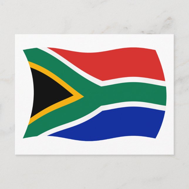 South Africa Flag Postcard (Front)