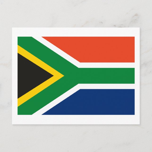South Africa Flag Postcard (Front)