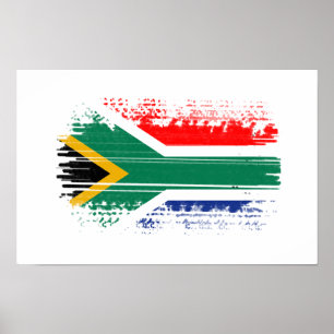 South Africa flag Poster