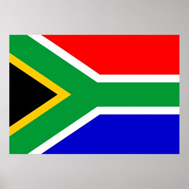 South Africa Flag Poster (Front)