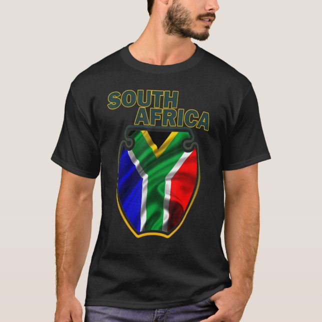 South Africa flag Pride T-Shirt (Front)