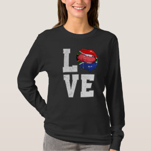 South Africa Flag Soccer Fan Love South African T-Shirt