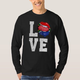 South Africa Flag Soccer Fan Love South African T-Shirt