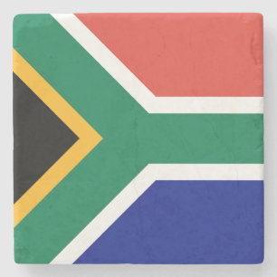 South Africa Flag Stone Coaster