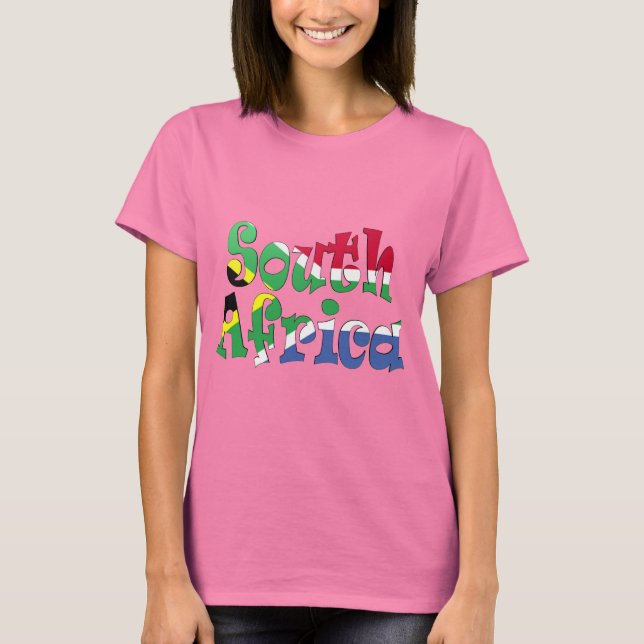 South Africa Flag T-shirt (Front)