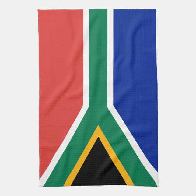 South Africa flag Tea Towel (Vertical)