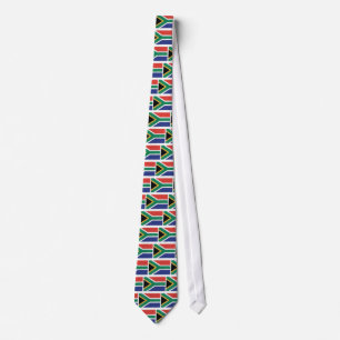 South Africa Flag Theme Tie