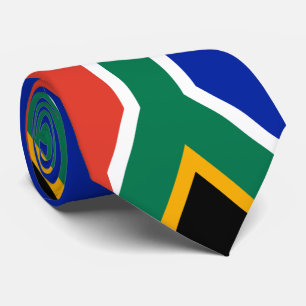 south africa flag tie
