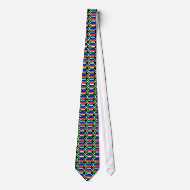 south africa flag tie (Front)