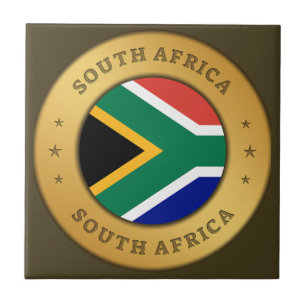South Africa Flag Tile